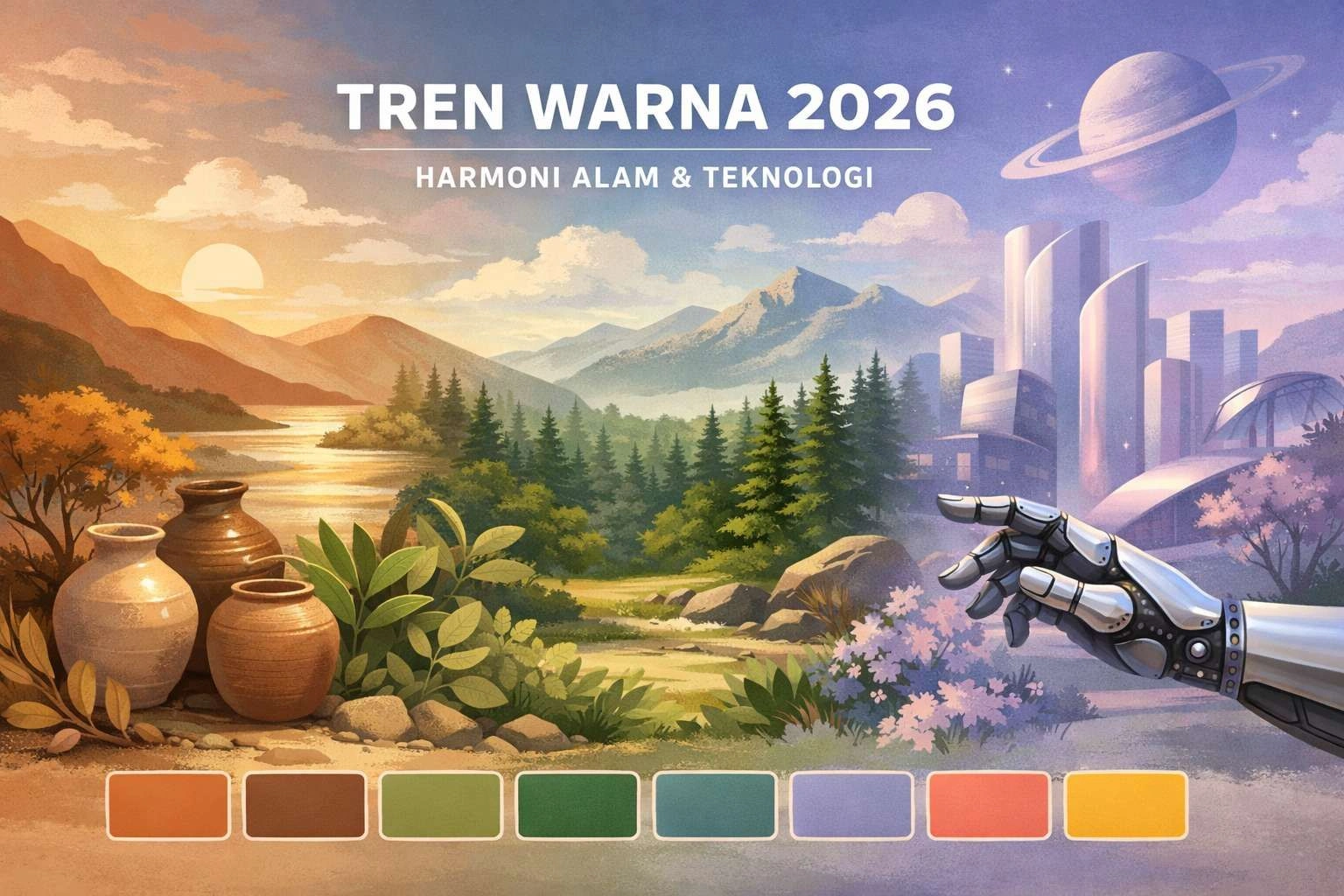Tren Warna Branding 2026: Perpaduan Organik dan Estetika AI